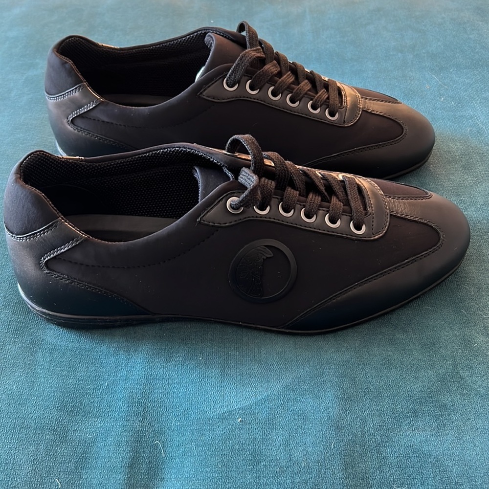 NEW Versace Collection Black Men’s Sneakers, EU 43, USA 10 - Picture 3 of 7